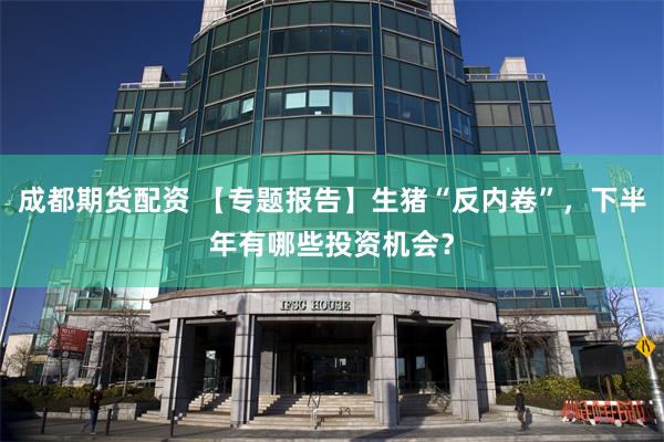 成都期货配资 【专题报告】生猪“反内卷”，下半年有哪些投资机会？