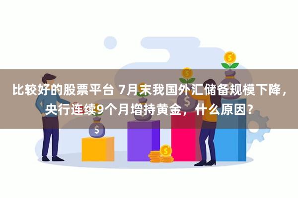 比较好的股票平台 7月末我国外汇储备规模下降，央行连续9个月增持黄金，什么原因？