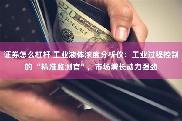 证券怎么杠杆 工业液体浓度分析仪：工业过程控制的 “精准监测官”，市场增长动力强劲